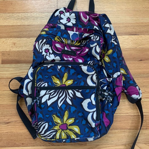 vera bradley canvas backpack